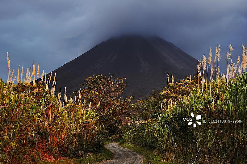 哥斯达黎加阿雷纳火山图片素材