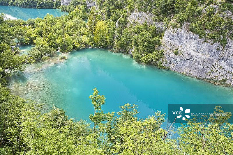 克罗地亚利卡-塞尼普利特维采湖群国家公园图片素材