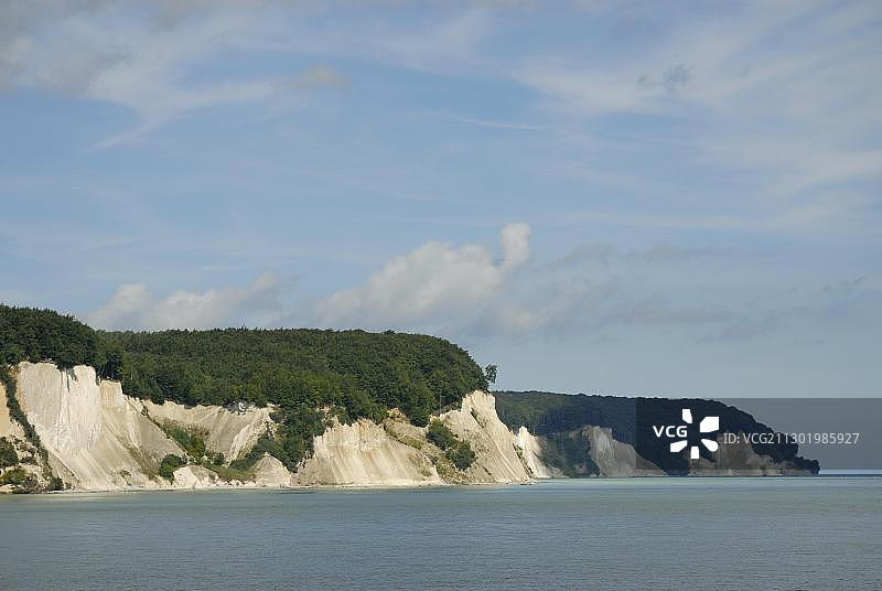吕根岛白垩悬崖，德国图片素材