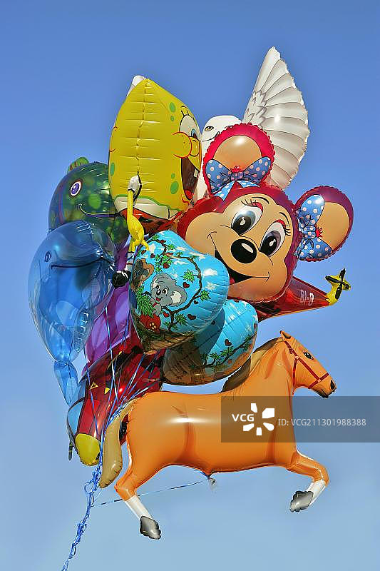 混合气球图片素材