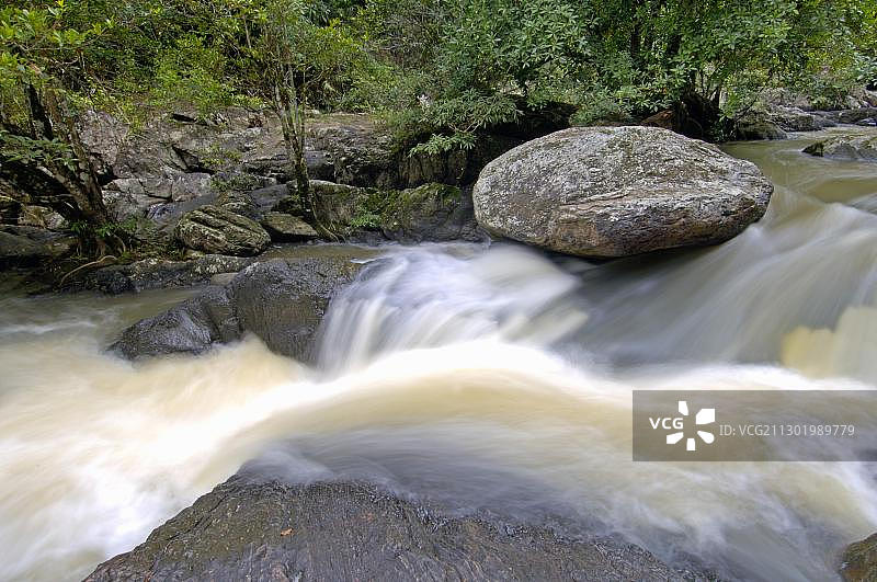 考艾国家公园兰塔孔河，泰国图片素材