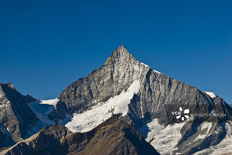 魏斯峰，采尔马特，瓦莱州，瑞士，欧洲图片素材