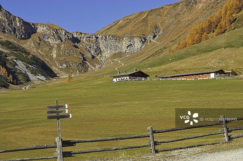 施林宁格阿尔卑斯山，上芬什高，南蒂罗尔，意大利，欧洲图片素材