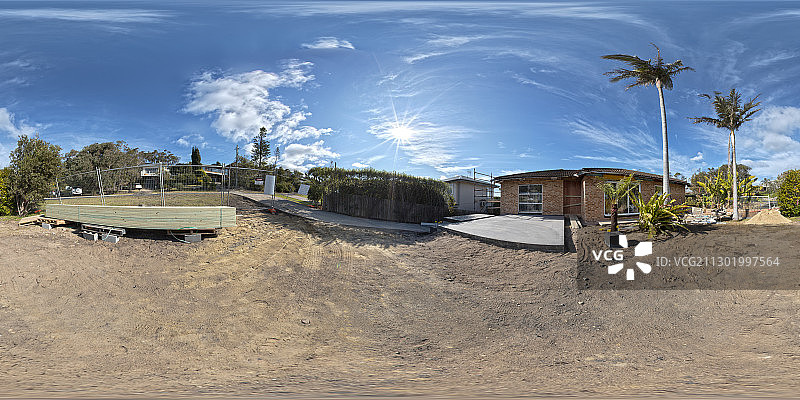 HDR穹顶建筑工地图片素材