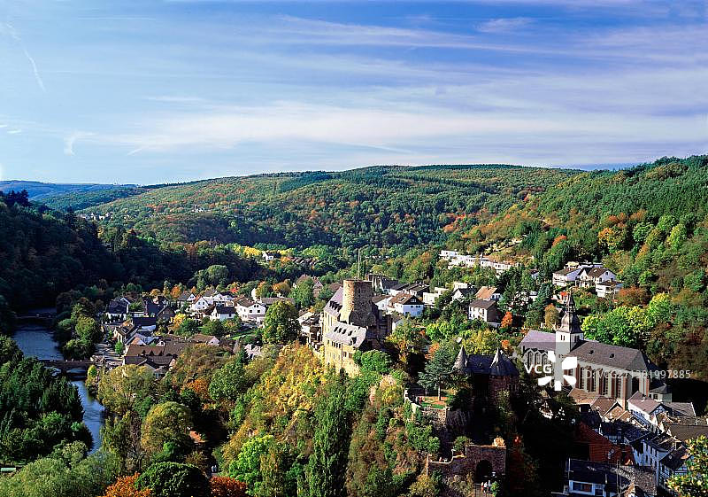 德国北莱茵-威斯特法伦州鲁尔河畔海姆巴赫图片素材