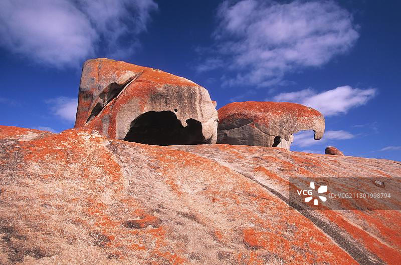 引人注目的岩石，弗林德斯蔡斯国家公园，袋鼠岛，南澳大利亚州，澳大利亚，大洋洲图片素材
