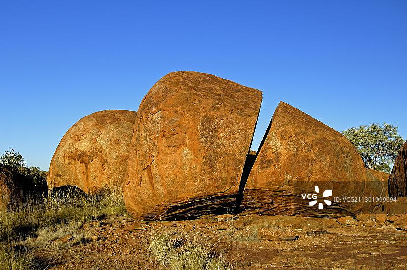 澳大利亚北部地区的魔鬼大理石图片素材