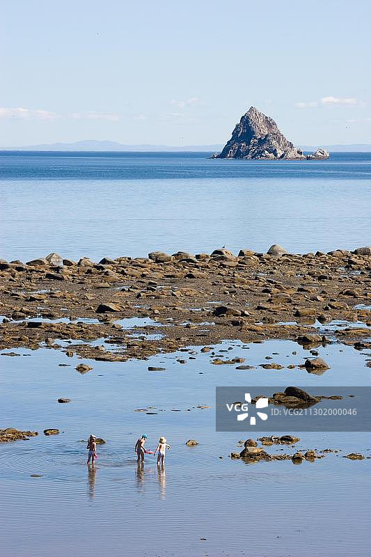 俄罗斯东西伯利亚鄂霍次克海的马加丹，欧洲图片素材