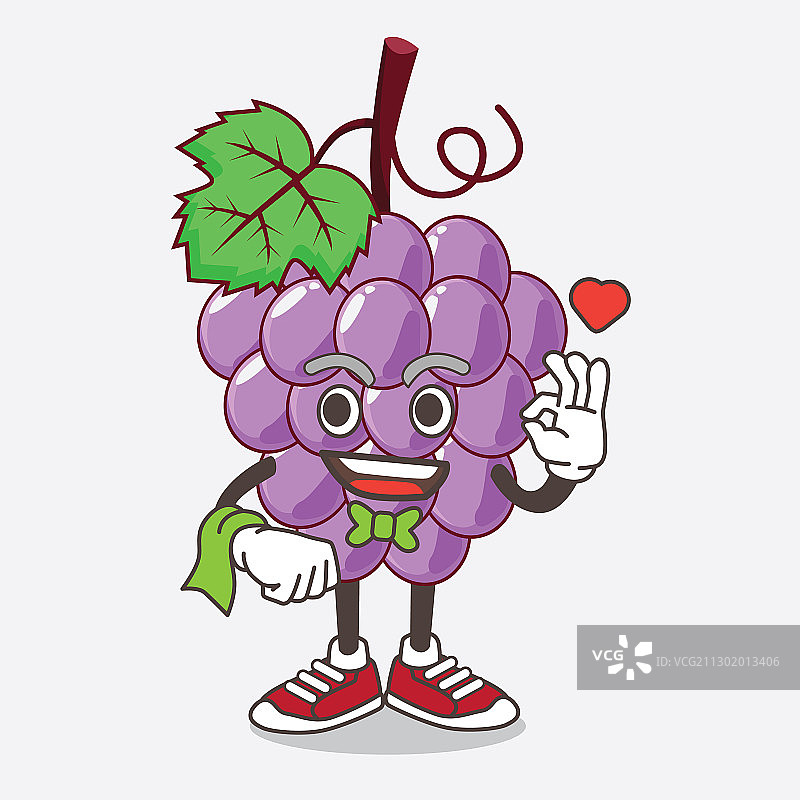 葡萄柚卡通吉祥物角色图片素材