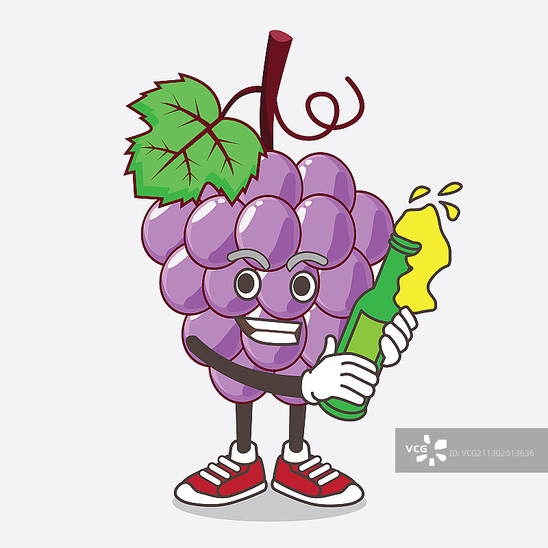 卡通葡萄柚吉祥物图片素材