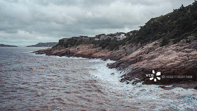 普陀山的海岸图片素材