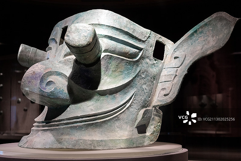 三星堆青铜面具图片素材