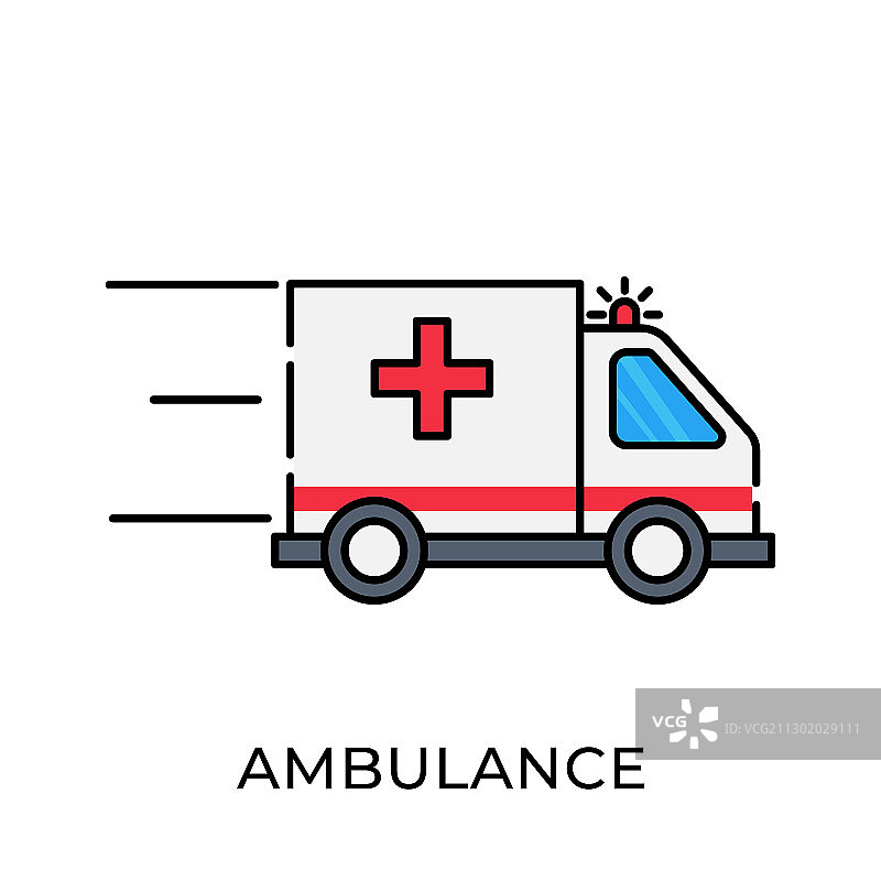救护车图标模板图片素材