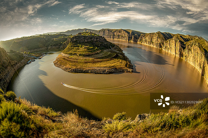 黄河老牛湾图片素材