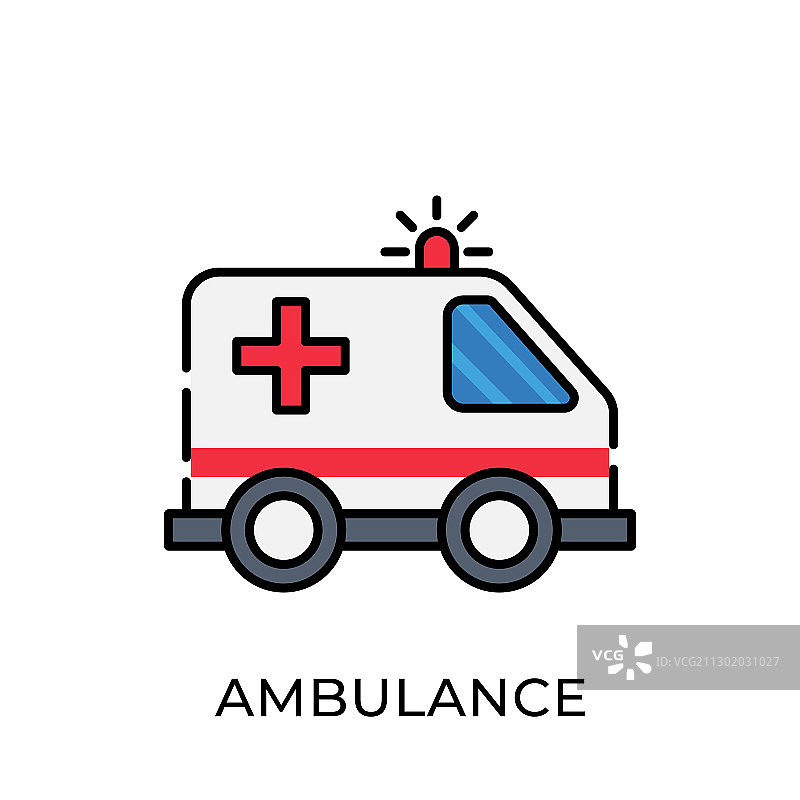 救护车图标模板图片素材