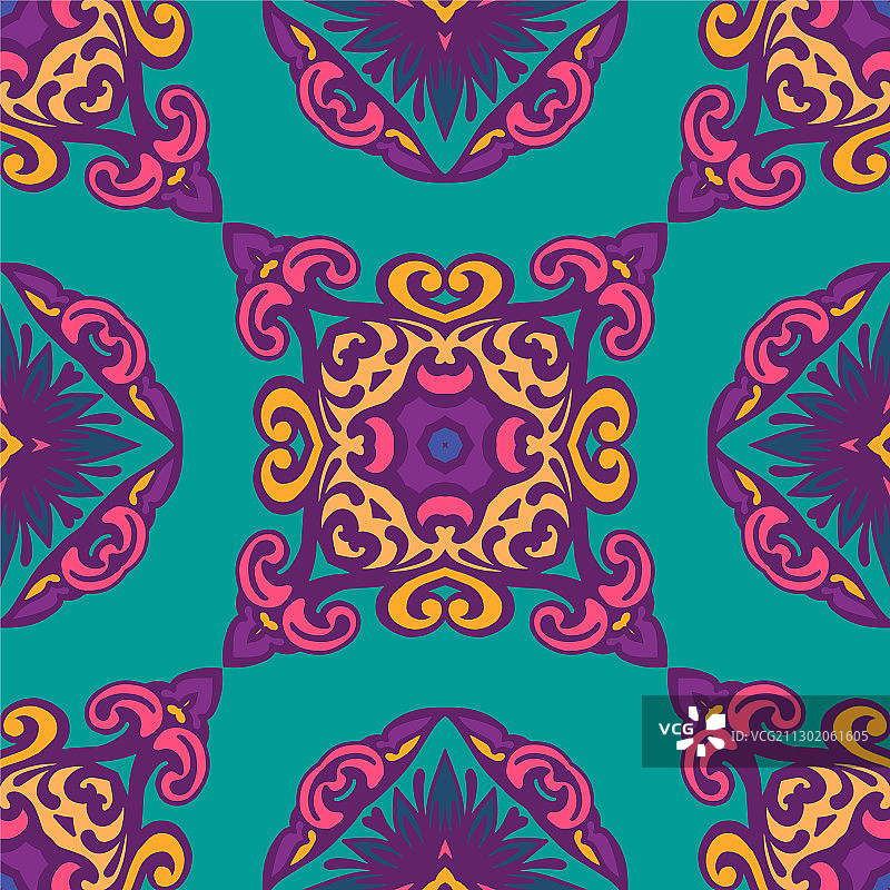 抽象彩色节日民族几何部落图案图片素材