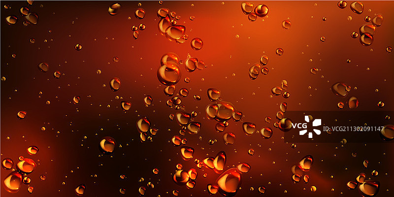 可乐苏打水或啤酒气泡纹理图片素材