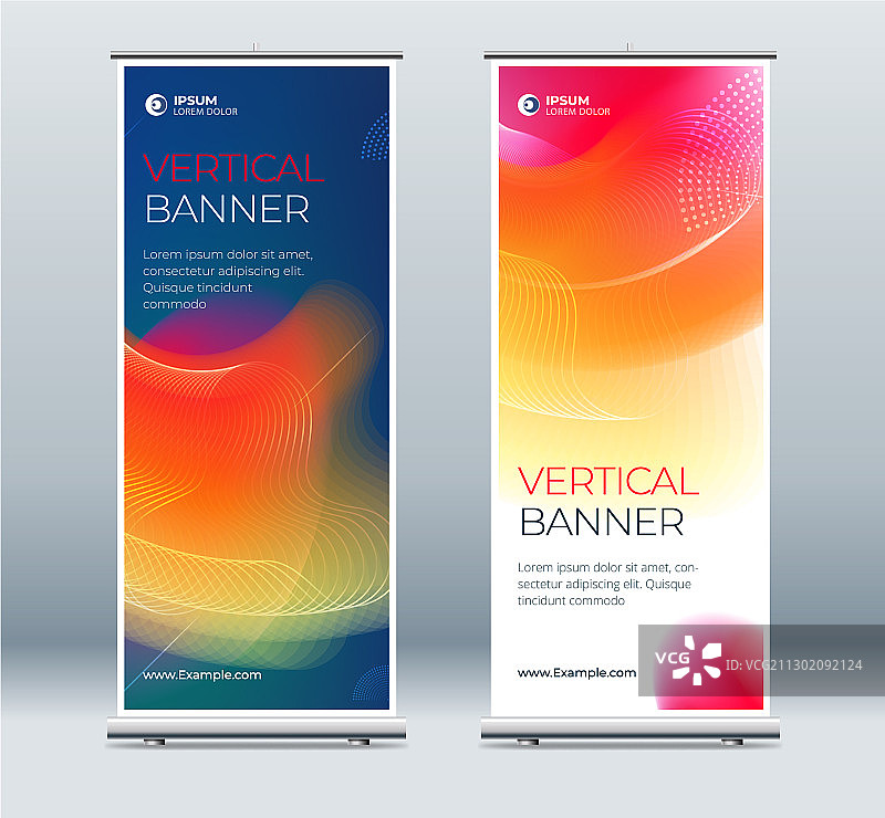 易拉宝展架展示概念图片素材