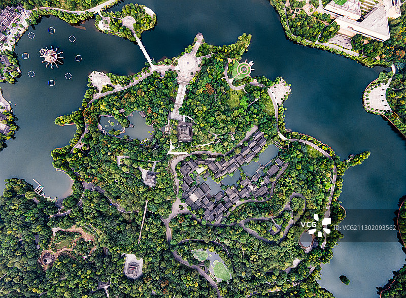 城市公园图片素材