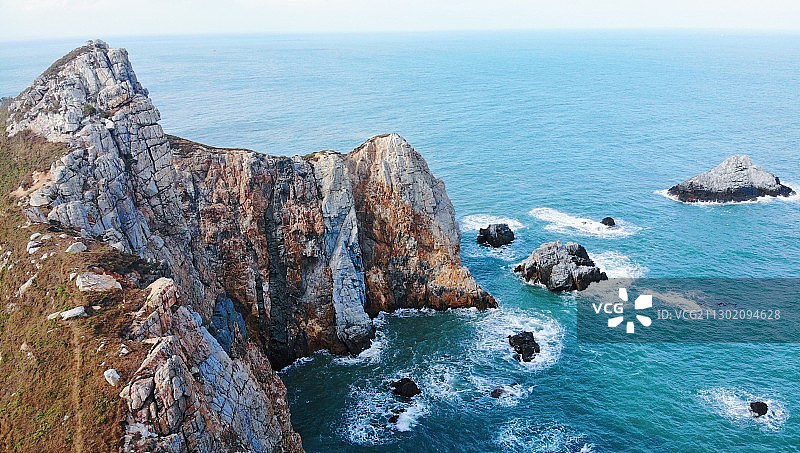 航拍四礵列岛图片素材