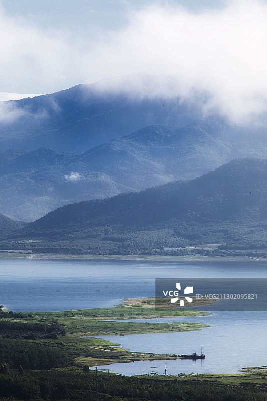 海南小桂林 大广坝水库图片素材