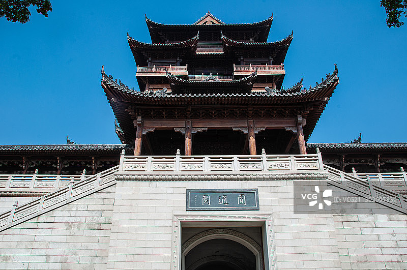 湖北武汉归元禅寺圆通阁图片素材