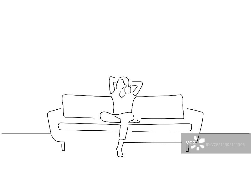 居家生活简笔画图片素材