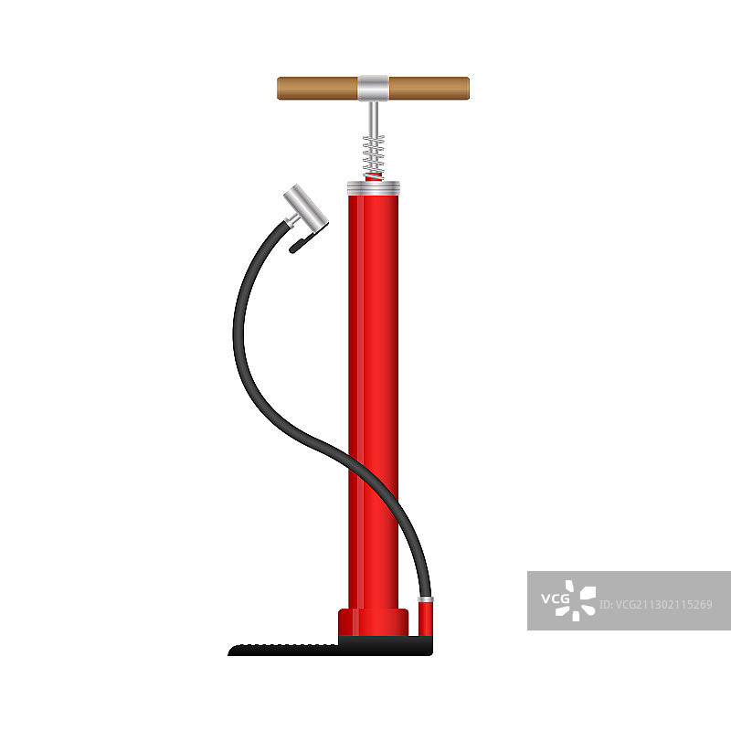 白色背景气泵套装图片素材