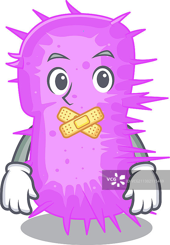 鲍曼不动杆菌卡通形象图片素材