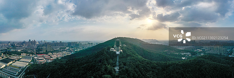 杭州余杭临平城市风光图片素材