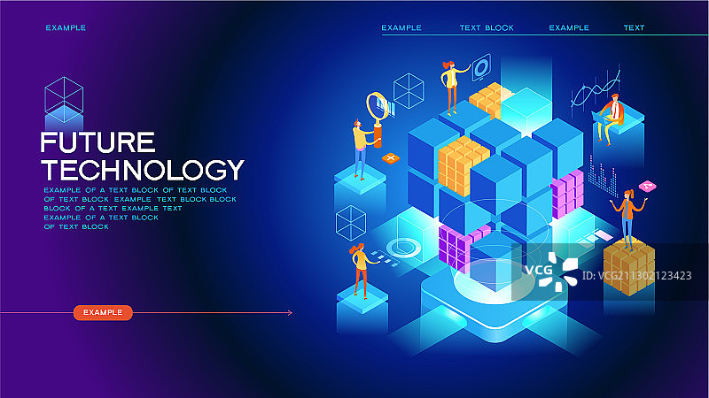 未来科技网络banner图片素材