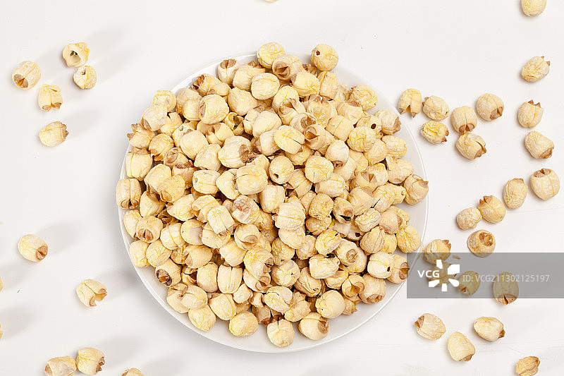 去芯的莲子图片素材