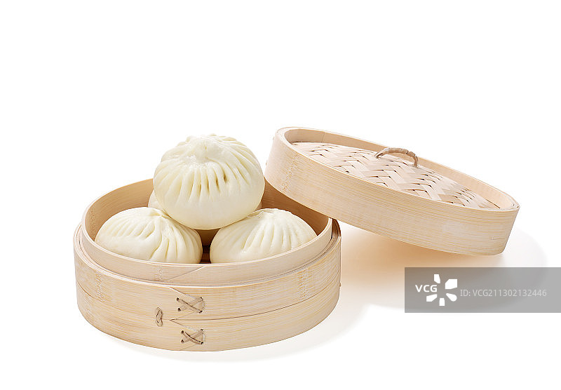 包子与蒸笼图片素材