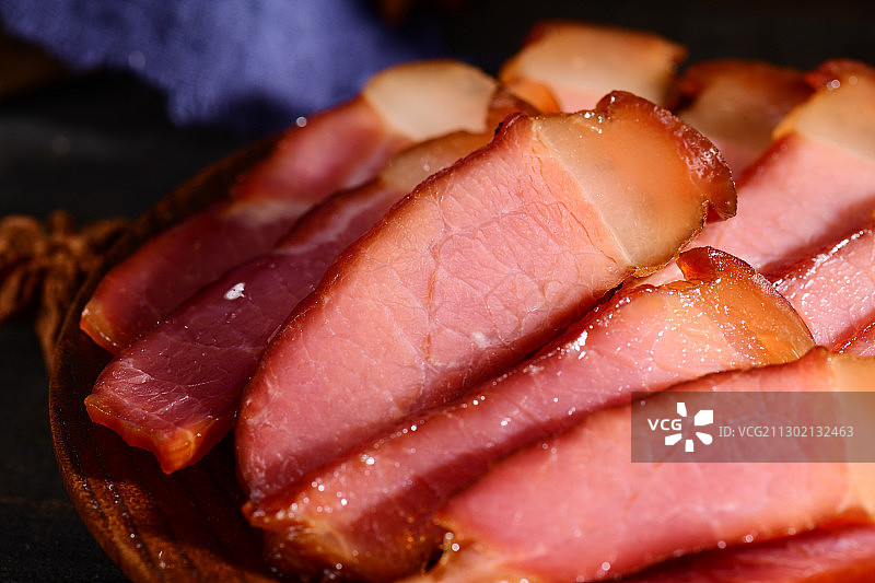 烟熏腊肉图片素材