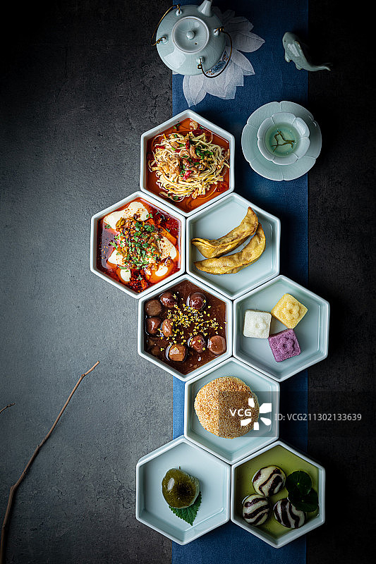 江南意境菜之金陵八绝图片素材