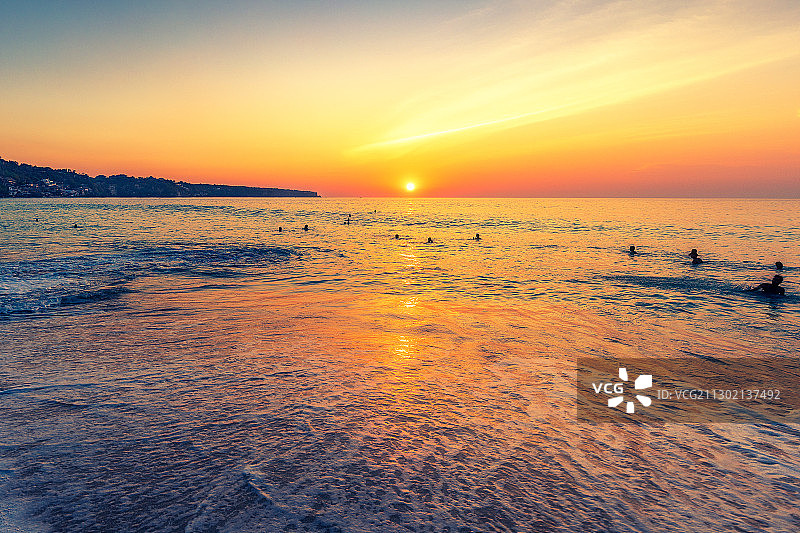 金巴兰日落图片素材