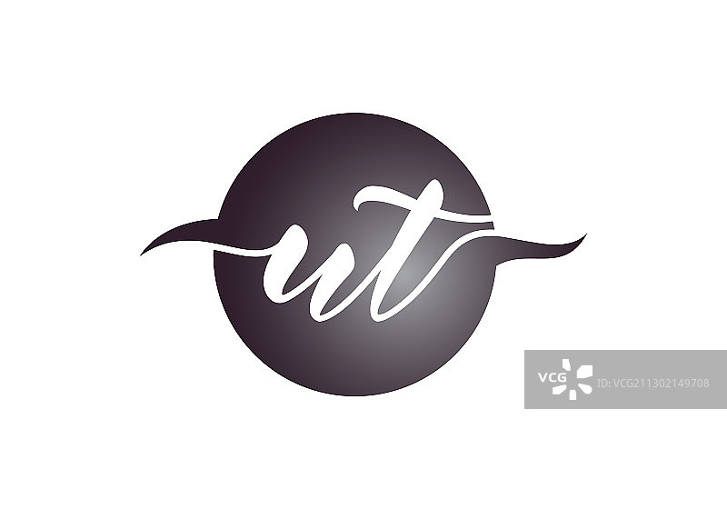首字母UT标志设计模板图片素材
