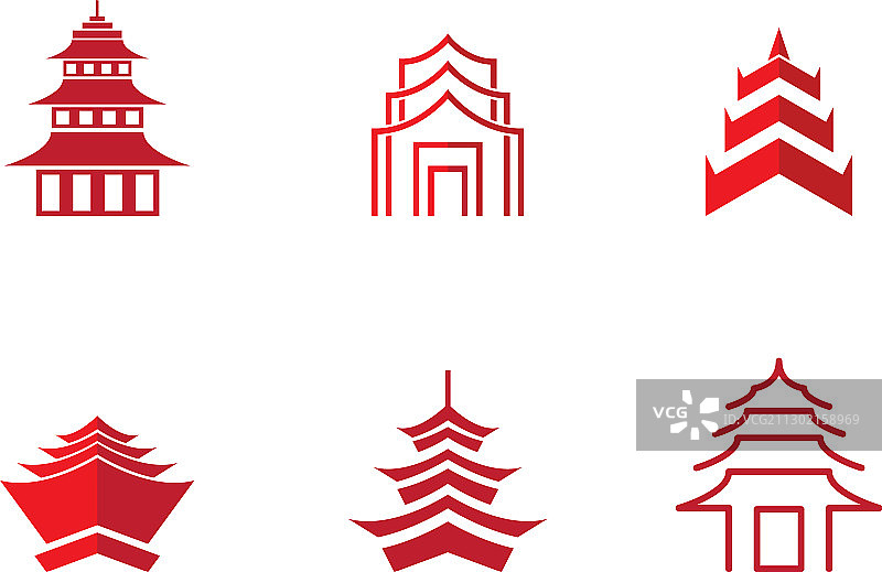 宝塔建筑图片素材