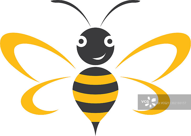 蜜蜂的标志图片素材