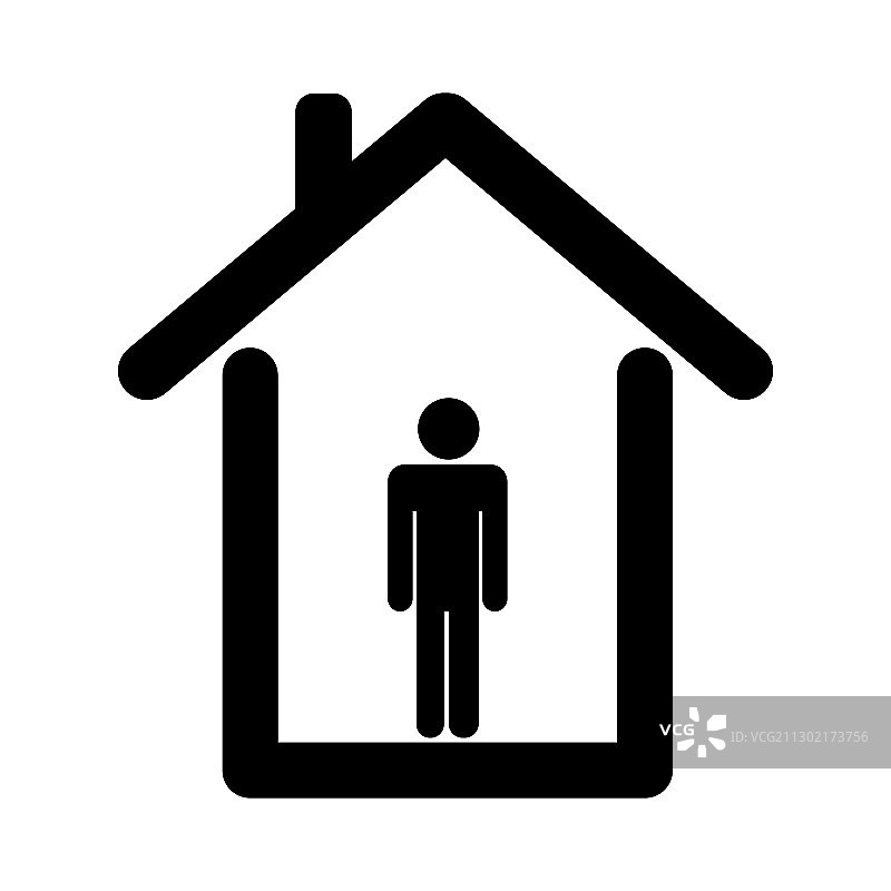 新冠疫情期间居家隔离图片素材