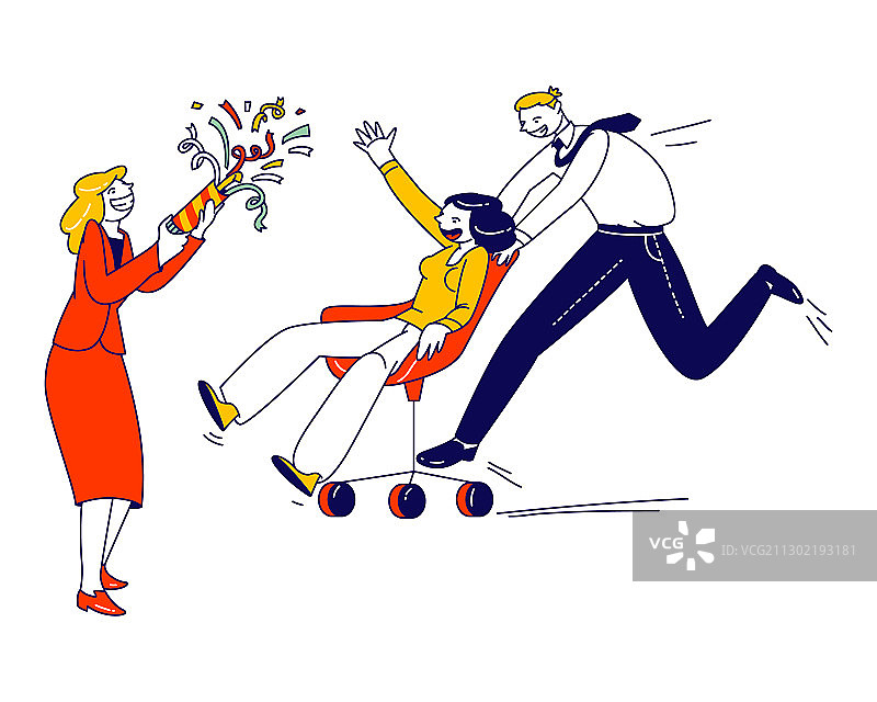 男女商务人士角色图片素材