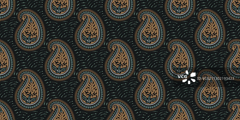 波西米亚风无缝印花设计图片素材