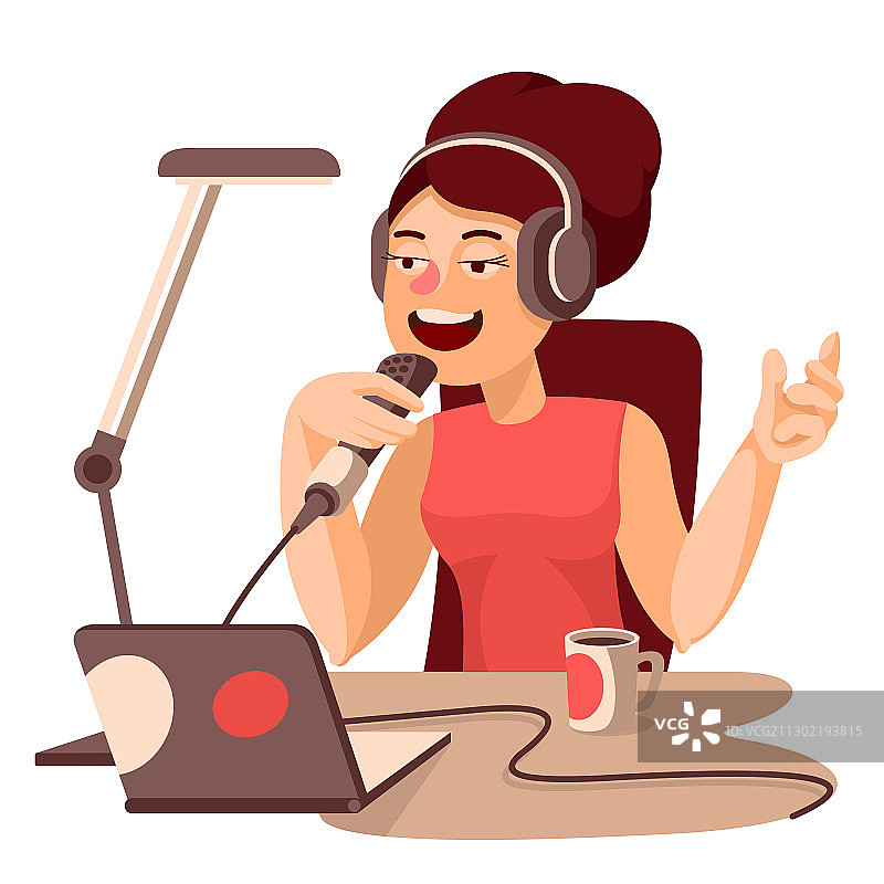 卡通彩色人物女性图片素材