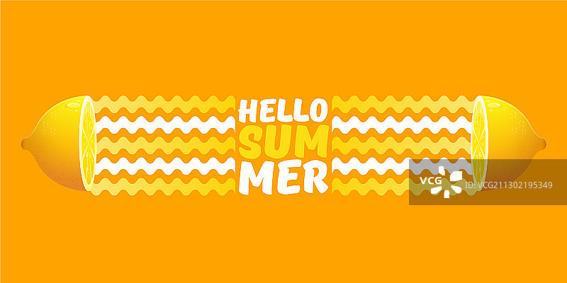 夏季你好海滩派对横版banner图片素材
