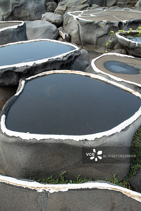 海南千年古盐田图片素材