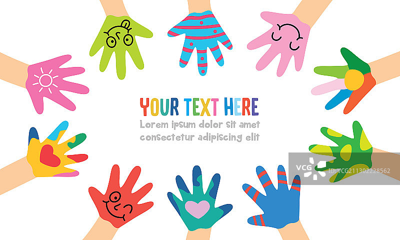 手绘儿童图片素材