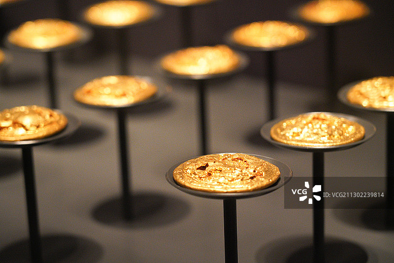 海昏侯金饼图片素材