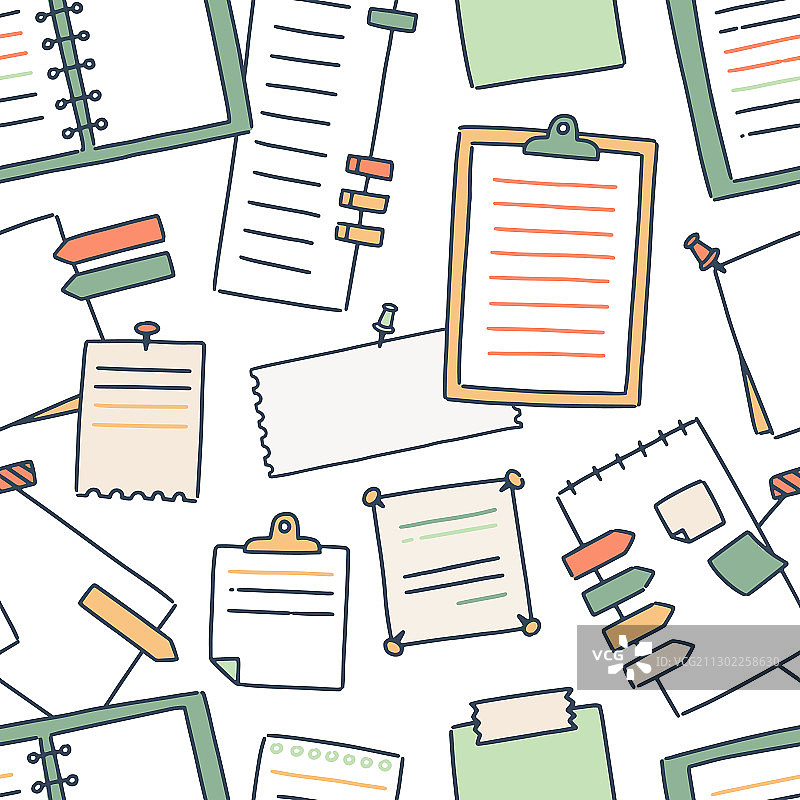 用于制作的各种笔记本和纸张图片素材