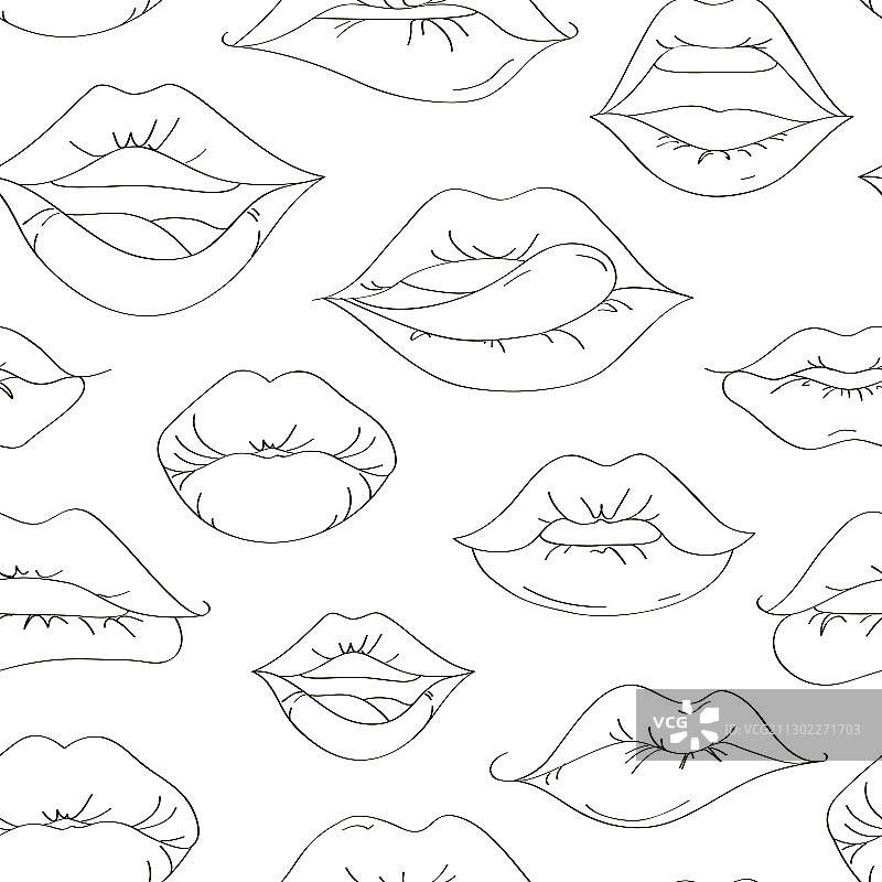 女人嘴唇甜蜜图案图片素材