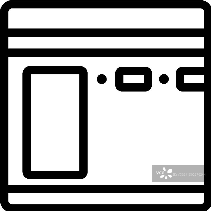 通往麦加天房的门图标轮廓图片素材